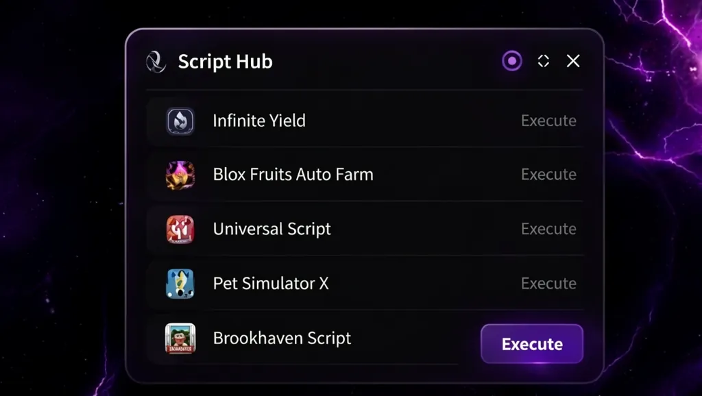 Delta Executor Central de Scripts UI