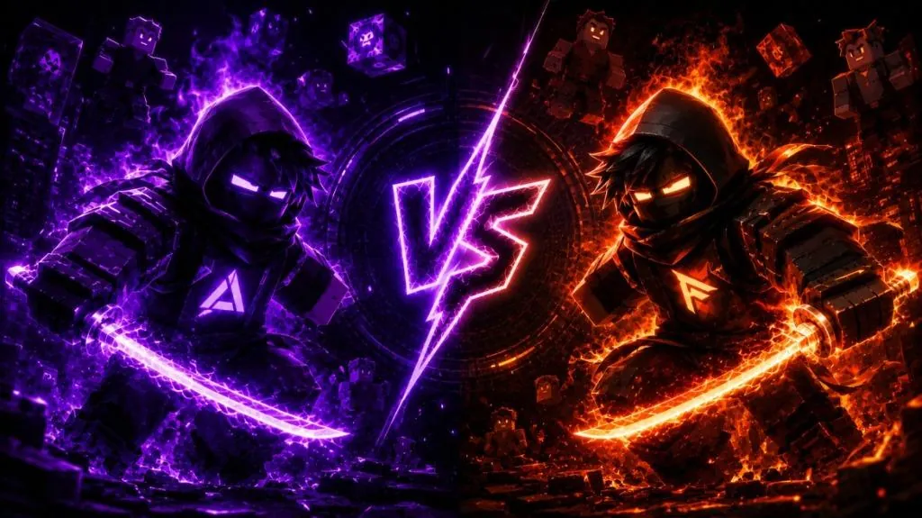 Delta Executor vs Arceus X - Comparação Visual